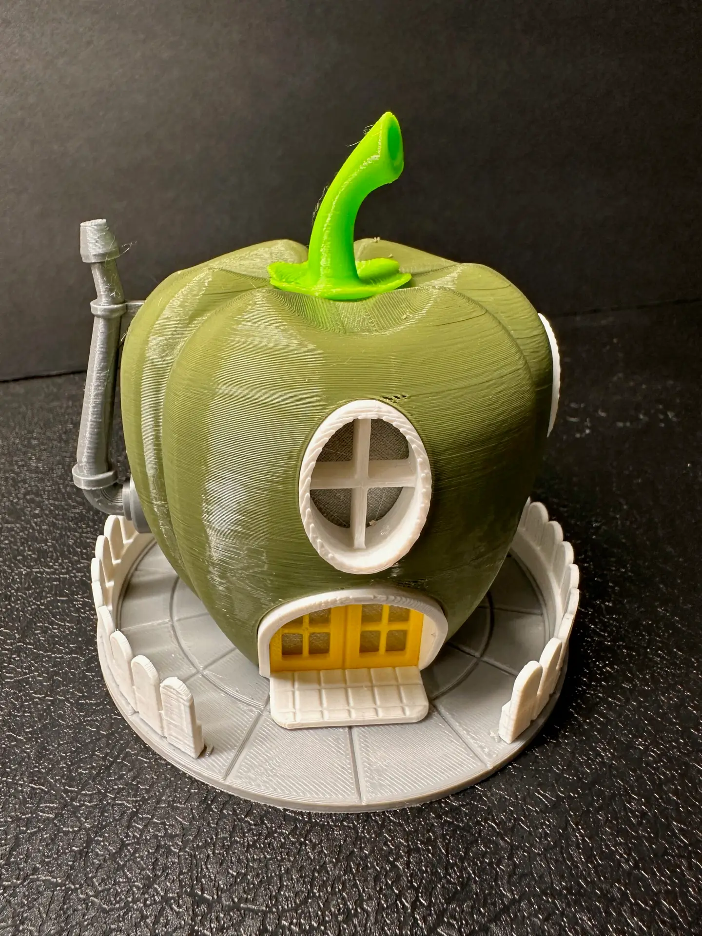 Green Pepper Fairy House