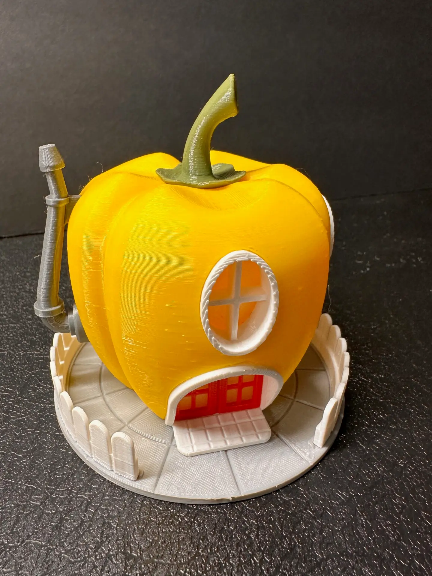 Yellow Pepper Fairy House