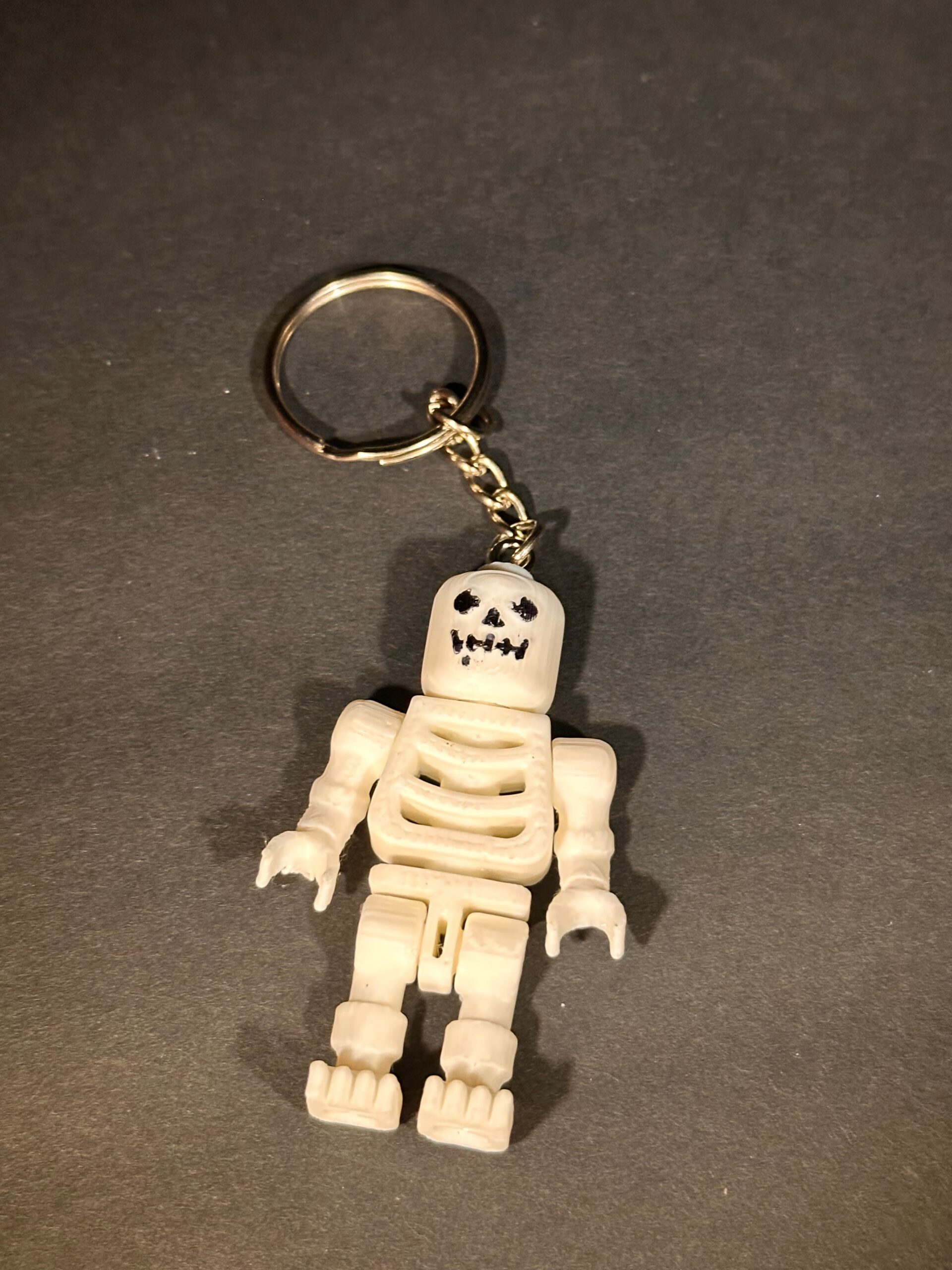 Skeleton Logo Man Keychain