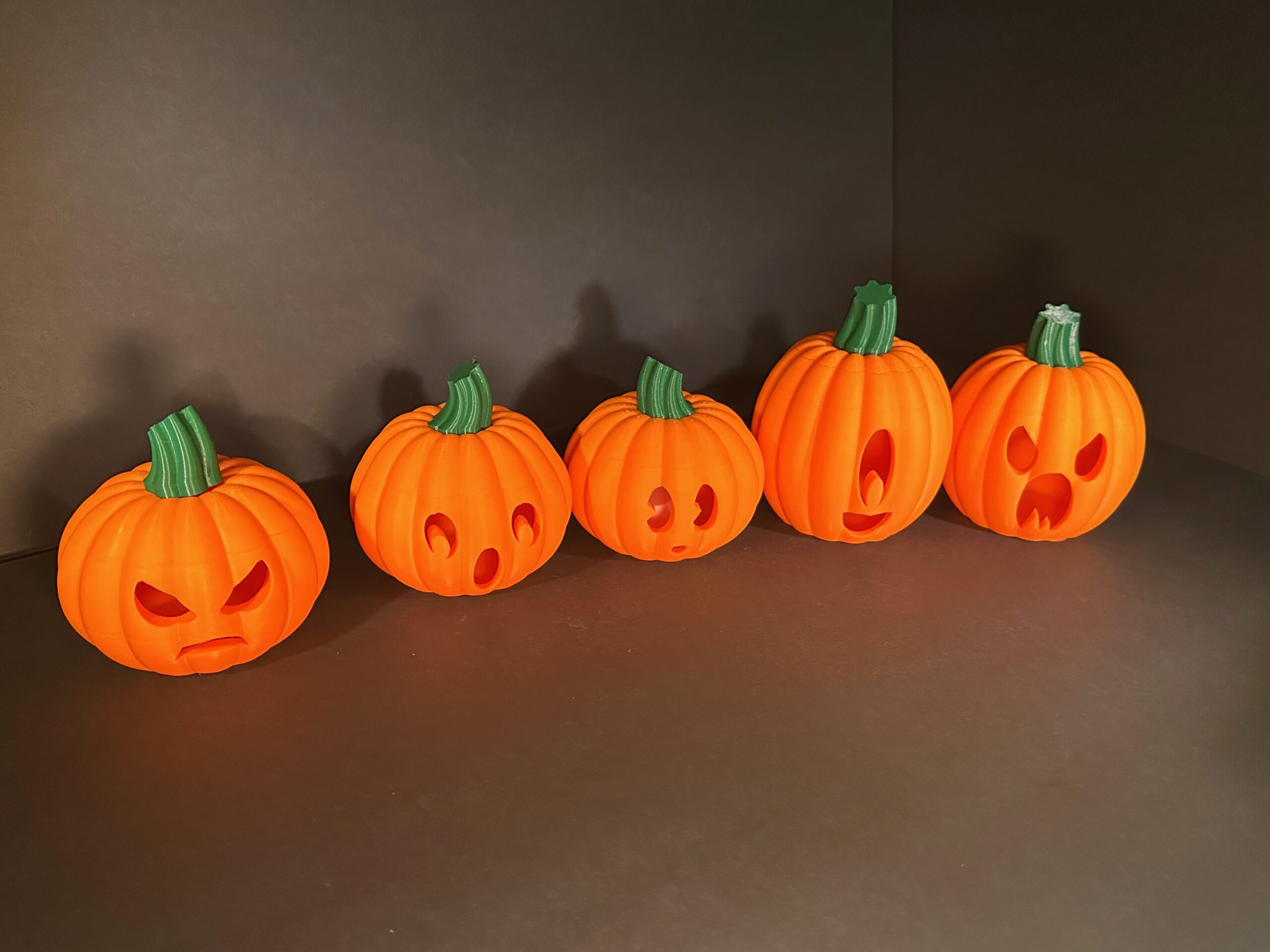 Silly Pumpkin Family - Complete Set of 5