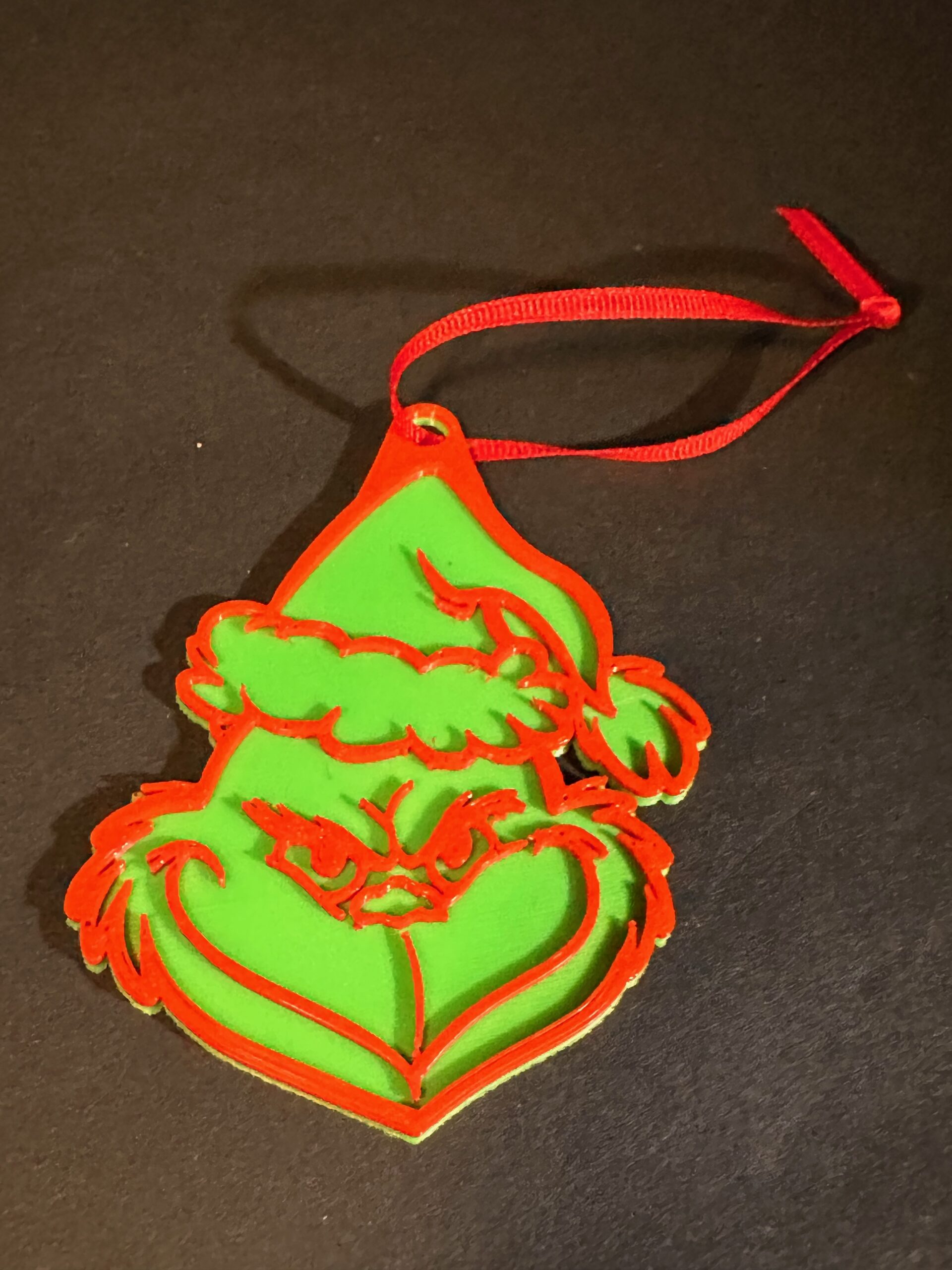 Grinch Ornament - Flat