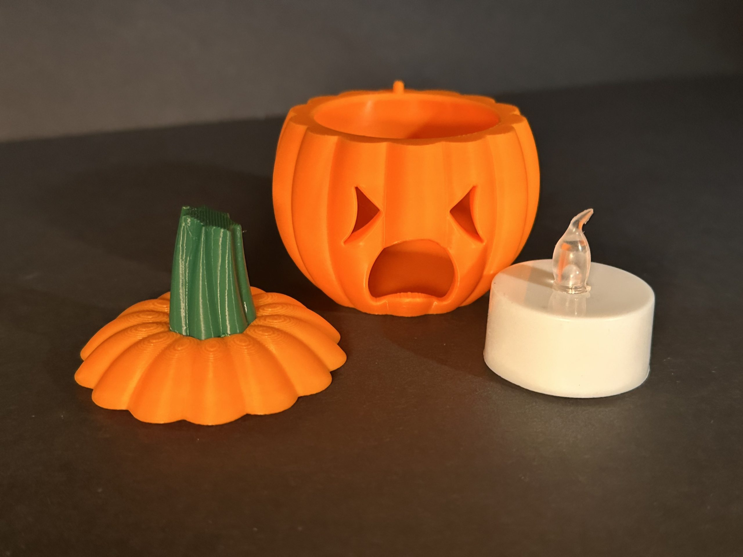 Tea Light Pumpkin – 003