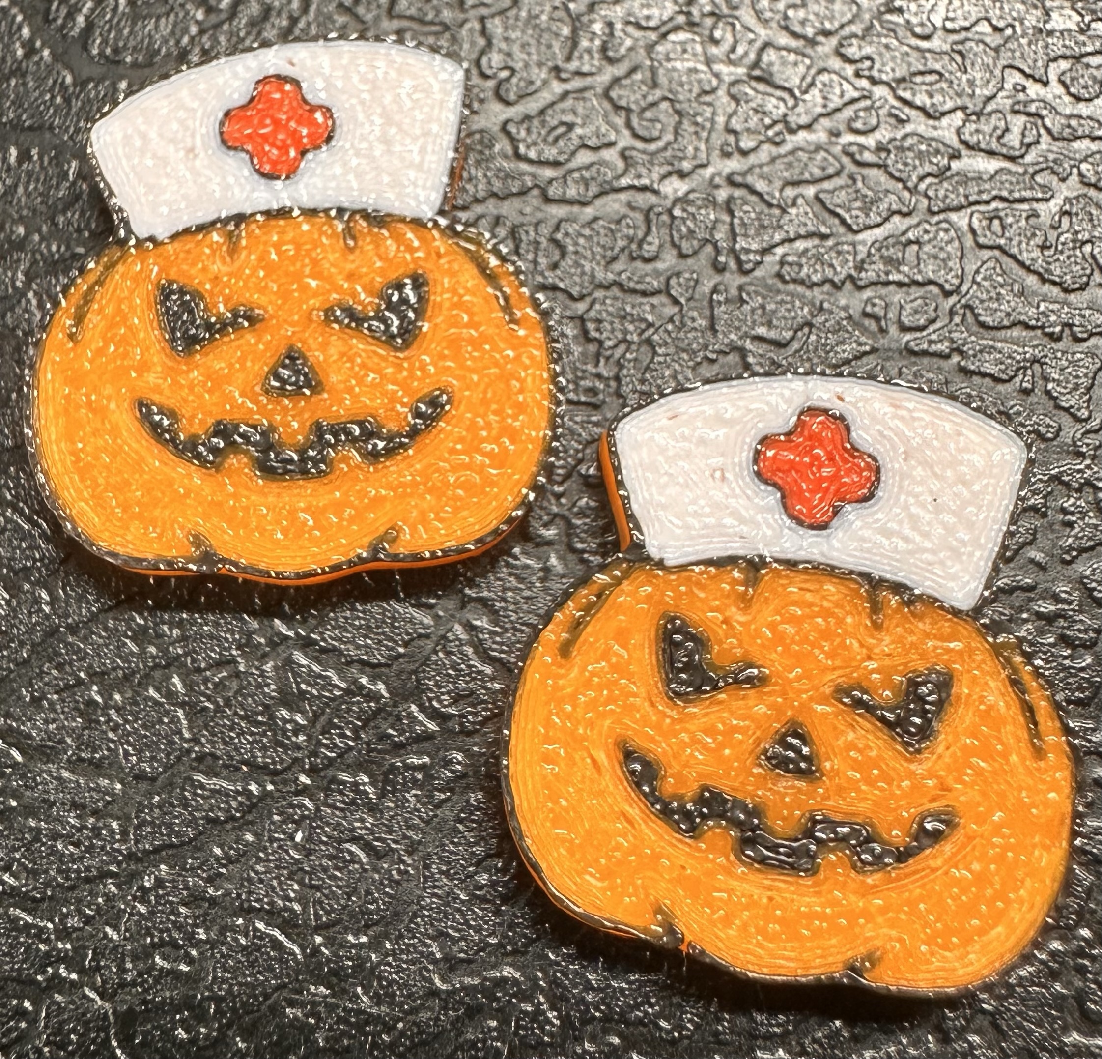 Croc Charm - Nurse Pumpkin