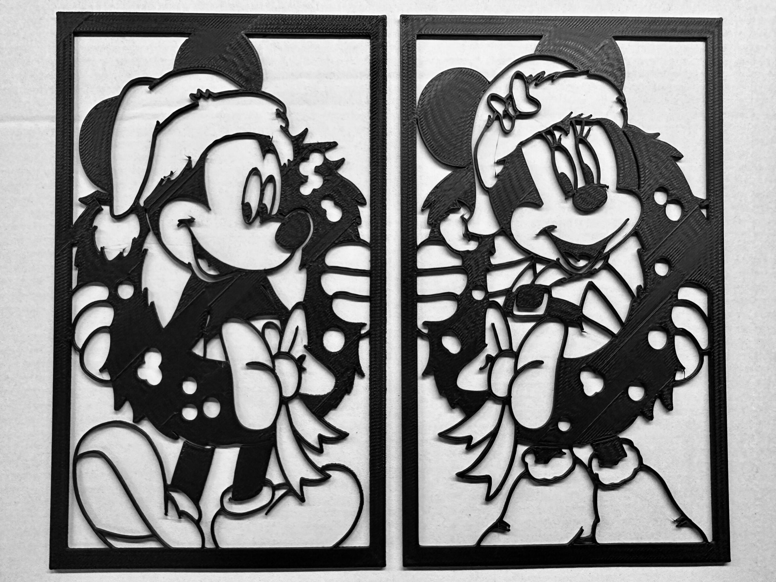 Lantern Inserts - Christmas - Mickey & Minnie