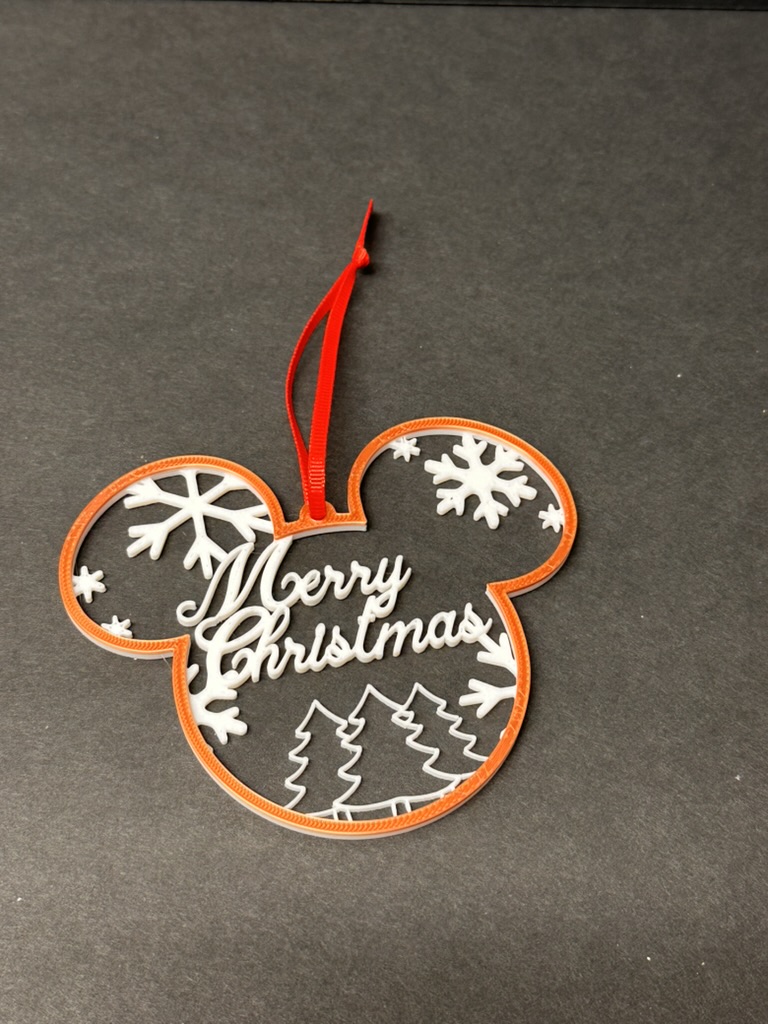 Mickey Ears - Copper - Merry Christmas