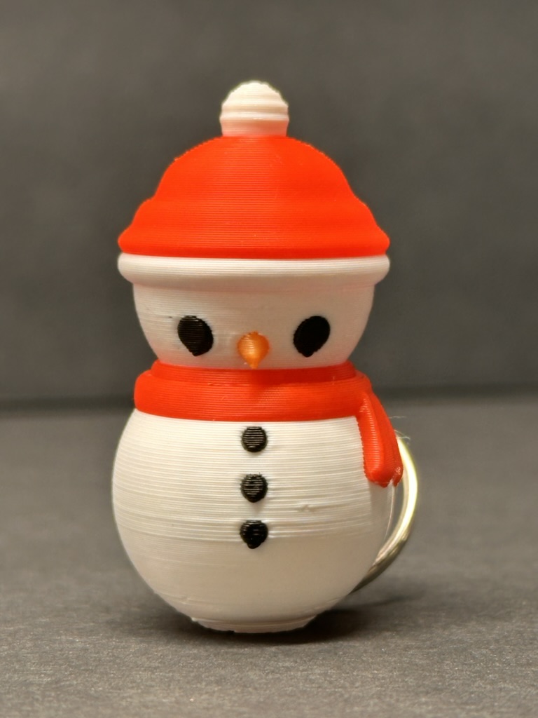 Mini Snow Man Key Chain