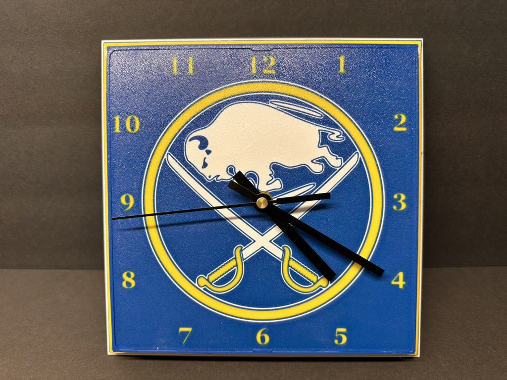 Sabres Clock