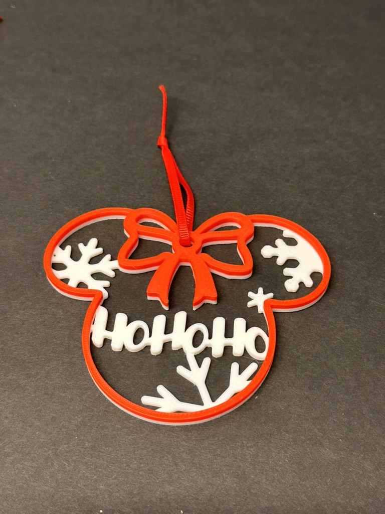 Minnie Ears - Red - Ho Ho Ho