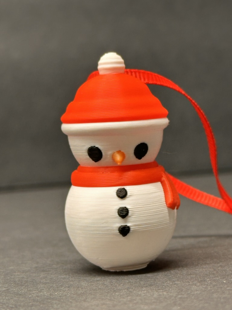 Mini Snow Man Ornament