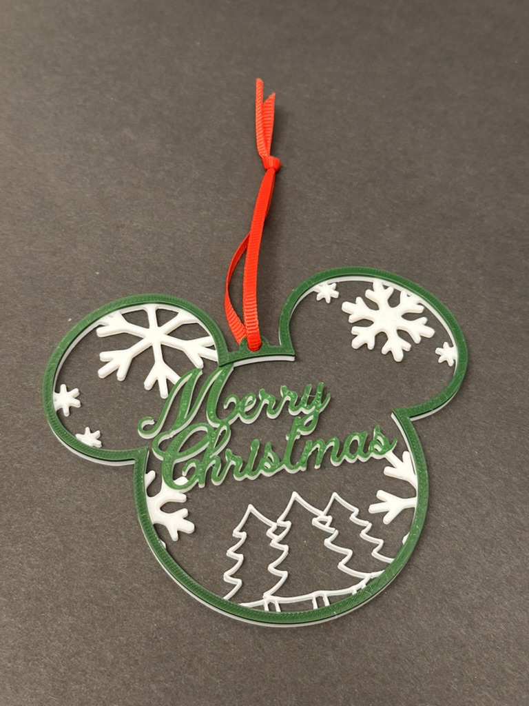 Mickey Ears - Green - Merry Christmas