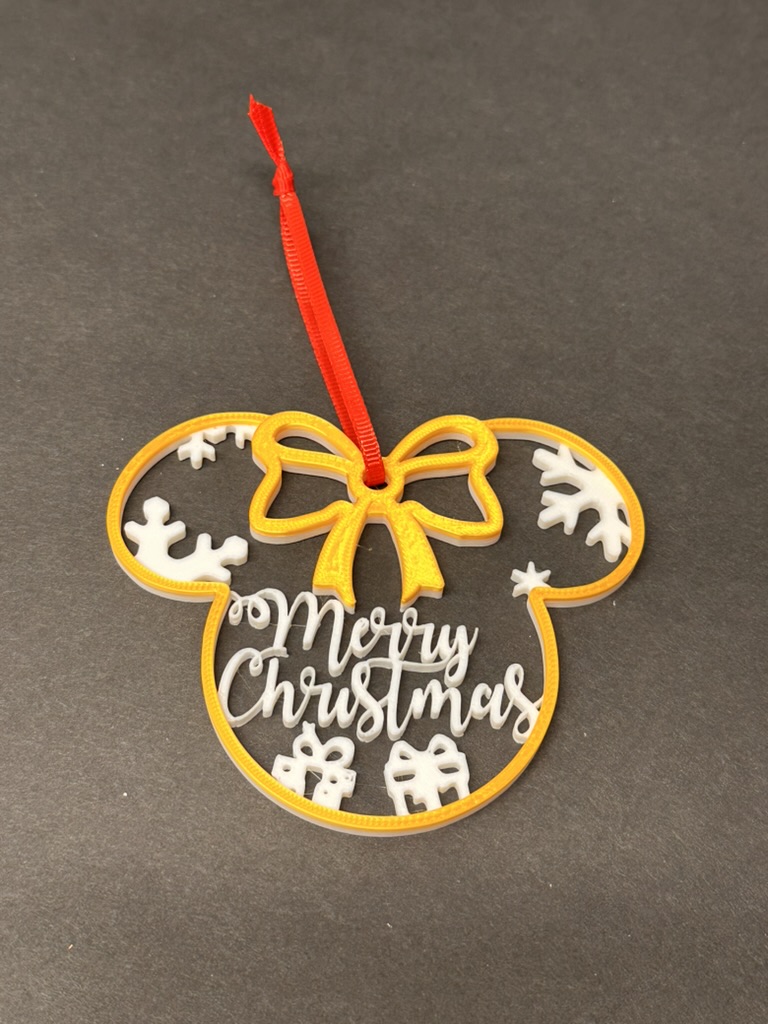 Minnie Ears - Gold - Merry Christmas