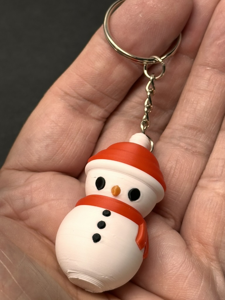Mini Snow Man Key Chain