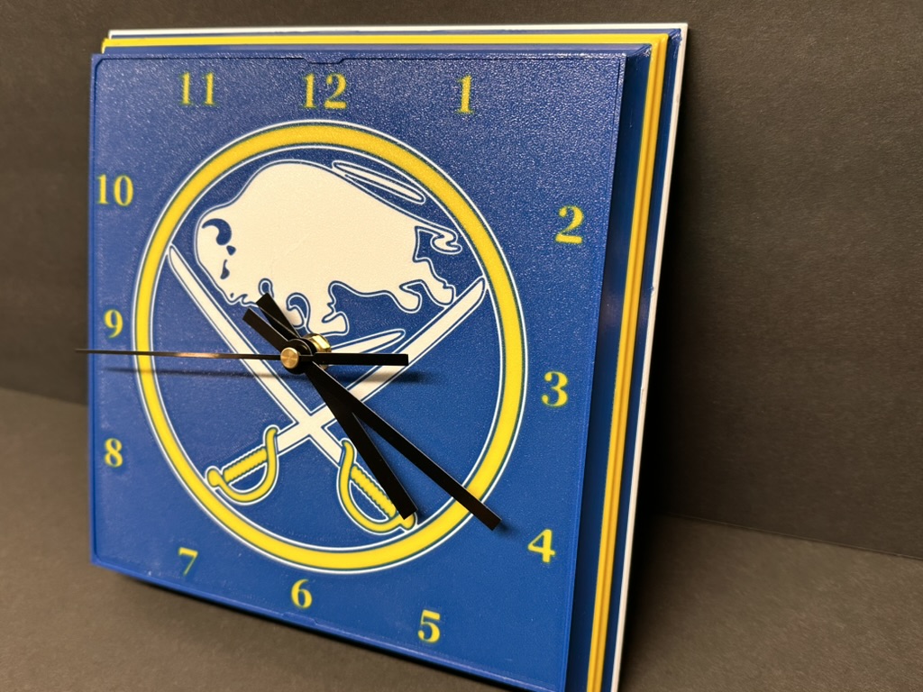 Sabres Clock