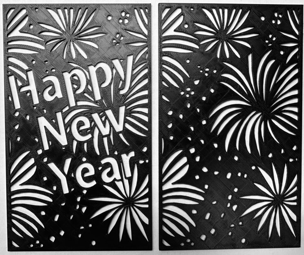 Lantern Inserts - New Year