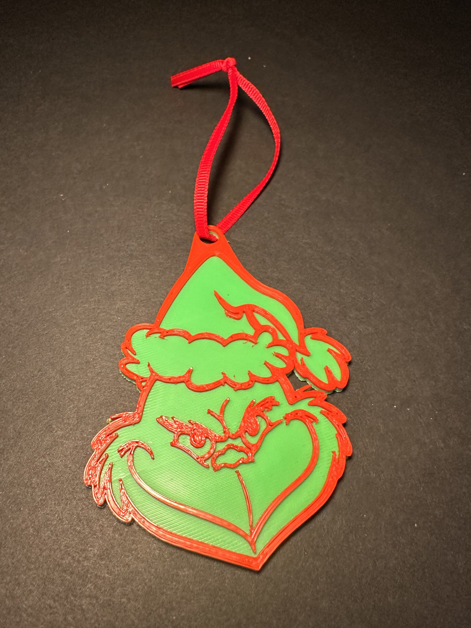 Grinch Ornament - Flat