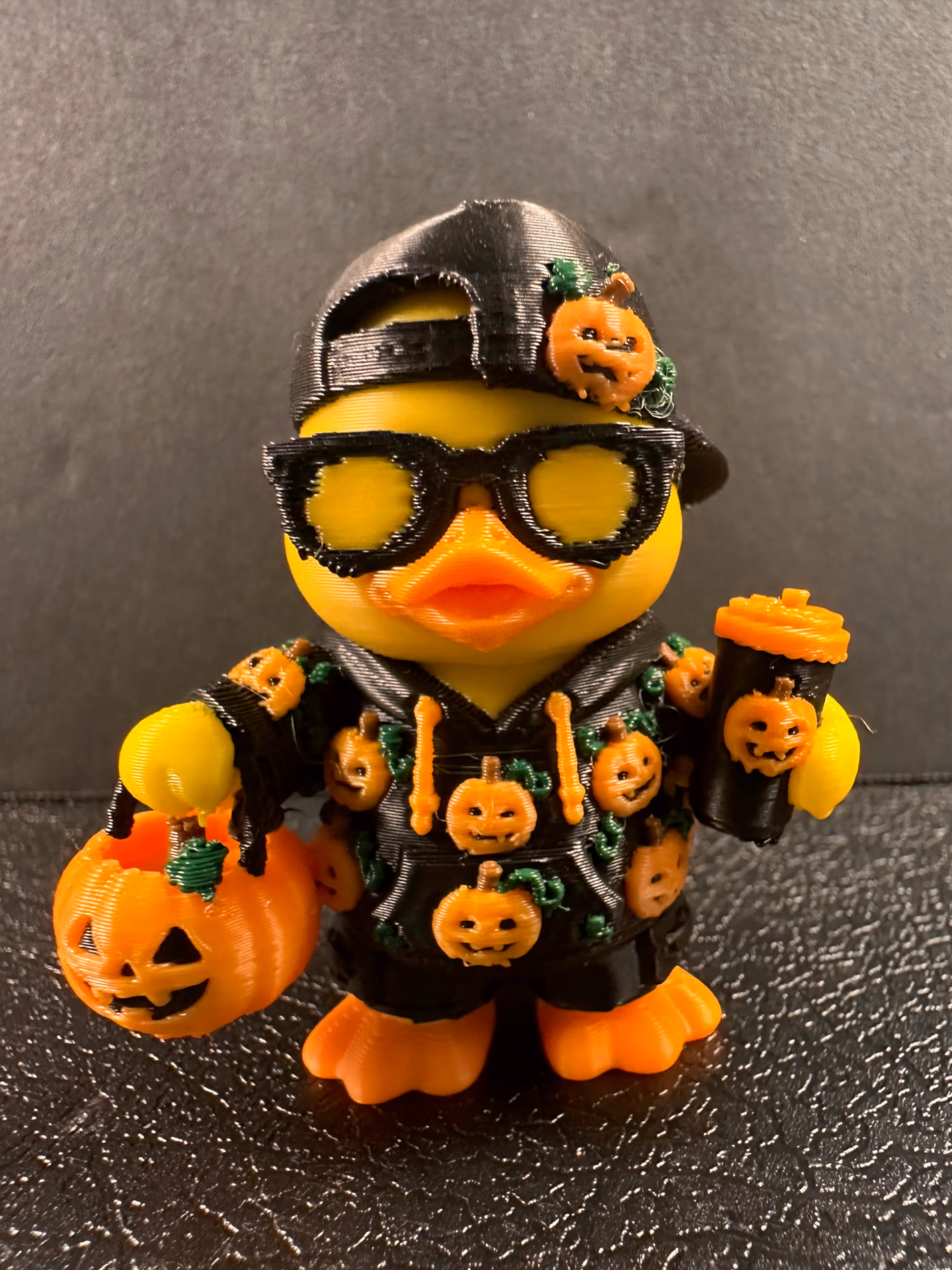 Pumpkin Dude Duck