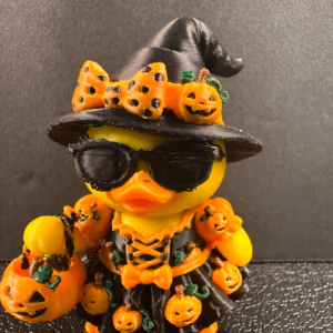 Witchy Pumpkin Duck