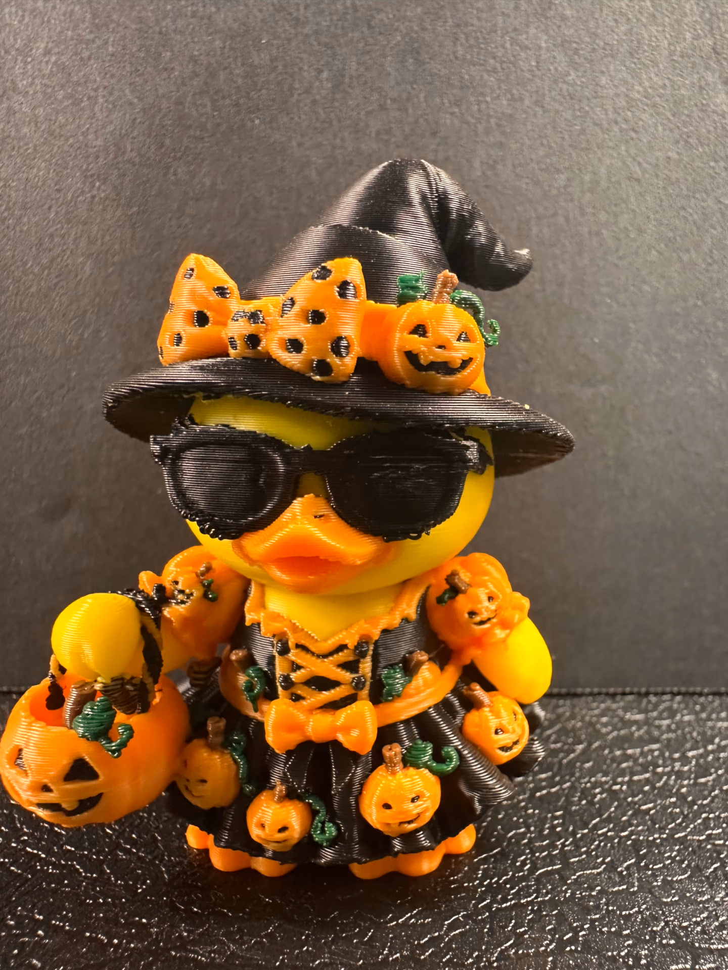 Witchy Pumpkin Duck
