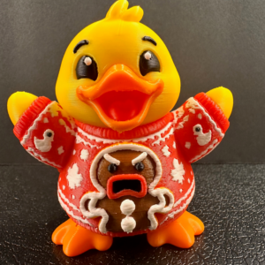 Gingerbread Sweater Duck