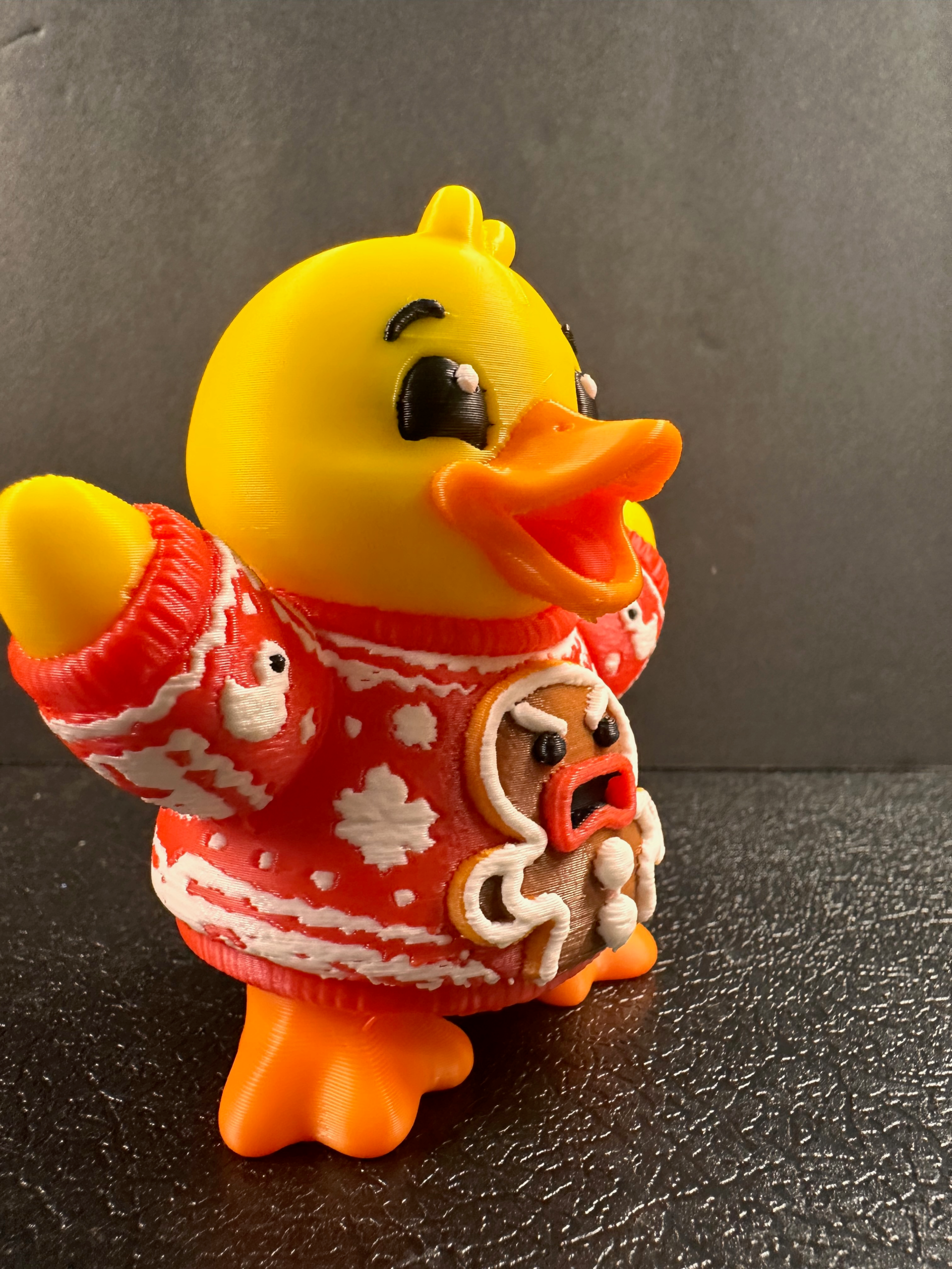 Gingerbread Sweater Duck